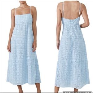 **LAST CHANCE** Bardot Eyelet Dress Blue US 6/S